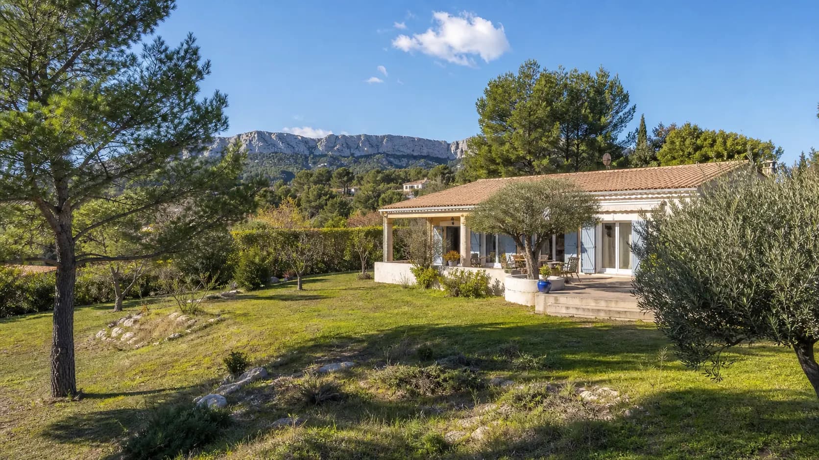 Maison avec grand terrain près d’Aubagne et du Garlaban