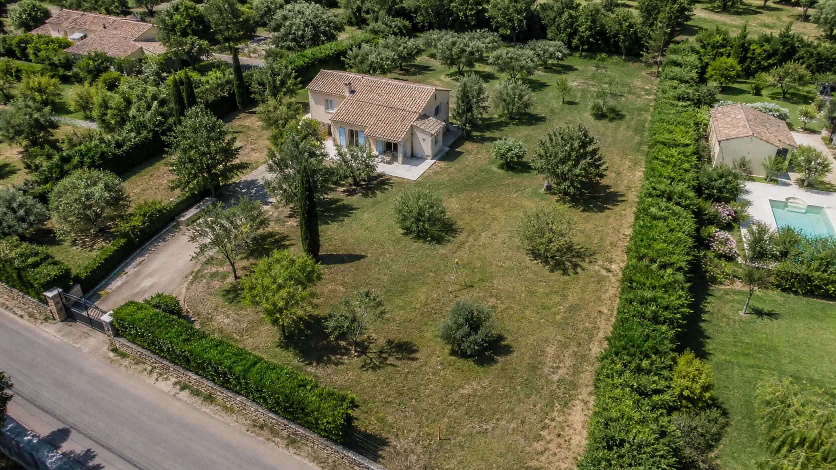 Parcelle avec maison étudiée pour une division de terrain